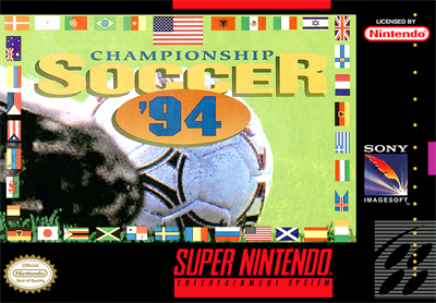 Championship Soccer '94 - Box - Front Image