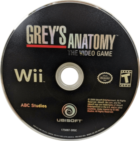 Grey's Anatomy: The Video Game - Disc Image