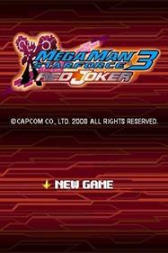 Mega Man Star Force 3: Red Joker - Screenshot - Game Title Image