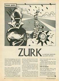 Zurk - Advertisement Flyer - Front Image