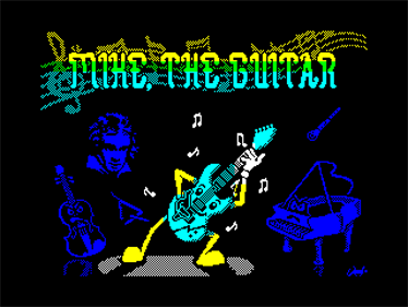 Mike the Guitar - Screenshot - Game Title Image