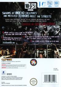 Resident Evil: The Umbrella Chronicles - Box - Back Image