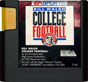 Bill Walsh College Football - Cart - Front Image