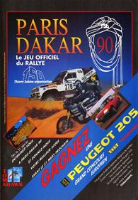 Paris Dakar 1990 - Advertisement Flyer - Front Image