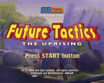 Future Tactics: The Uprising - Screenshot - Game Title Image