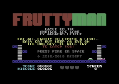 Frutty Man - Screenshot - Game Title Image