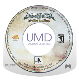 Soulcalibur: Broken Destiny - Disc Image