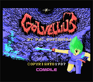 Maou Golvellius - Screenshot - Game Title Image