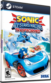 Sonic & All-Stars Racing Transformed - Box - 3D Image
