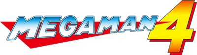 Mega Man 4 - Clear Logo Image