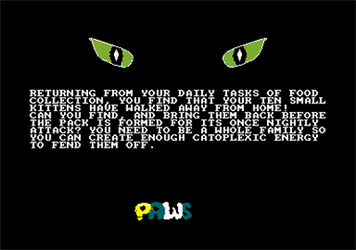 Paws - Screenshot - Game Title Image