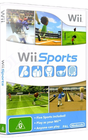 Wii Sports - Box - 3D Image