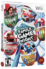 Hasbro Family Game Night 3 - Box - 3D Image