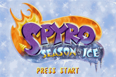 Spyro: Season of Ice - Screenshot - Game Title Image