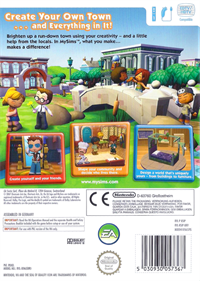 MySims - Box - Back Image