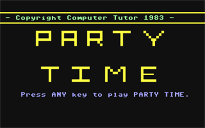 Clever Clogs: Party Time - Screenshot - Game Title Image