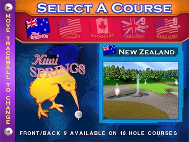Golden Tee Fore! 2003 - Screenshot - Game Select Image