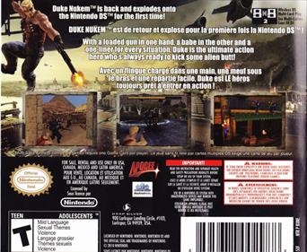 Duke Nukem: Critical Mass - Box - Back Image