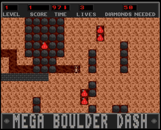 Mega Boulder Dash: The Garden