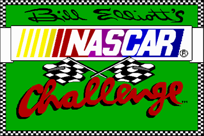 Bill Elliott's NASCAR Challenge - Screenshot - Game Title Image