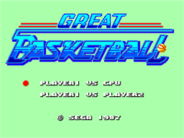 Great Basketball - Screenshot - Game Title Image