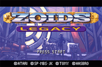 Zoids: Legacy - Screenshot - Game Title Image