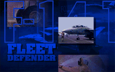 F-14 Fleet Defender: The F-14 Tomcat Simulation - Screenshot - Game Title Image
