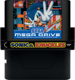 Sonic & Knuckles / Sonic the Hedgehog 3 - Cart - Front Image