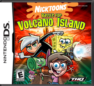 Nicktoons Battle for Volcano Island - Box - Front - Reconstructed Image