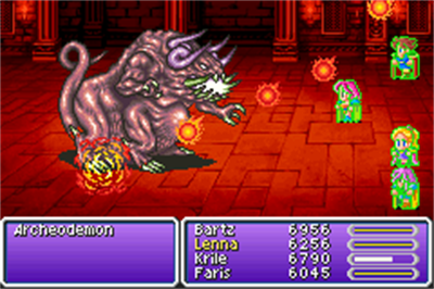 Final Fantasy V Advance - Screenshot - Gameplay Image
