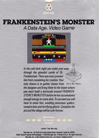 Frankenstein's Monster - Box - Back Image
