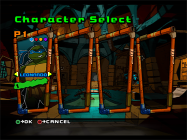 Teenage Mutant Ninja Turtles 2: Battle Nexus - Screenshot - Game Select Image