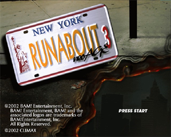 Runabout 3: Neo Age - Screenshot - Game Title Image