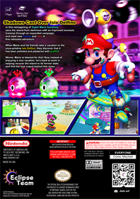 Super Mario Eclipse - Fanart - Box - Back Image