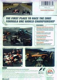 F1 2002  - Box - Back Image