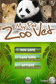 Zoo Vet: Endangered Animals - Screenshot - Game Title Image