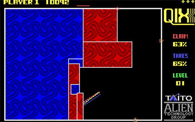QIX - Screenshot - Gameplay Image