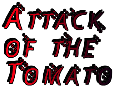 Attack of the Tomato - Clear Logo Image