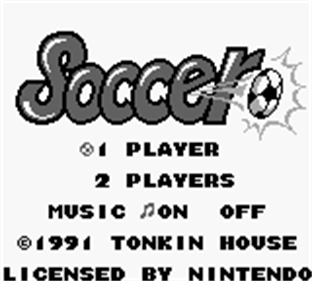 Football International - Screenshot - Game Title Image