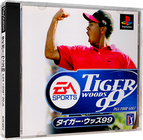 Tiger Woods 99: PGA Tour Golf - Box - 3D Image