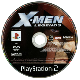 X-Men Legends - Disc Image