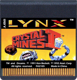 Crystal Mines II - Cart - Front Image