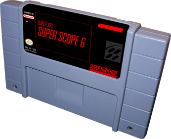 Super Nes Super Scope 6 - Cart - 3D Image