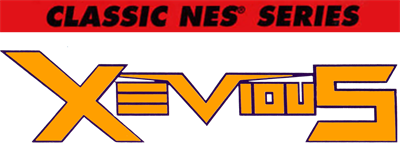 Classic NES Series: Xevious - Clear Logo Image