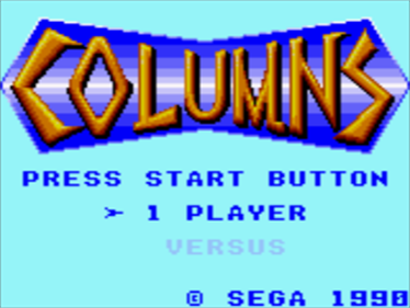 Columns - Screenshot - Game Title Image
