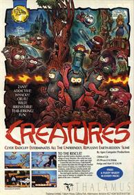 Creatures - Advertisement Flyer - Front Image