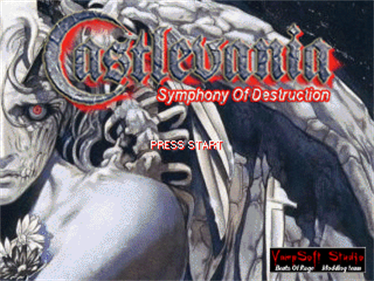 Castlevania: Symphony of Destruction - Screenshot - Game Title Image