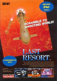 Last Resort - Advertisement Flyer - Front Image