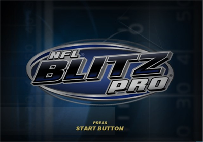 NFL Blitz Pro - Screenshot - Game Title Image