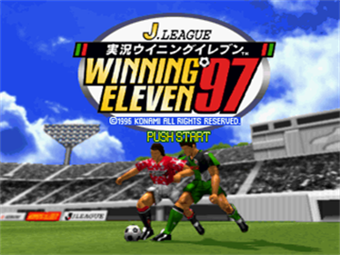 J.League Jikkyou Winning Eleven '97 - Screenshot - Game Title Image
